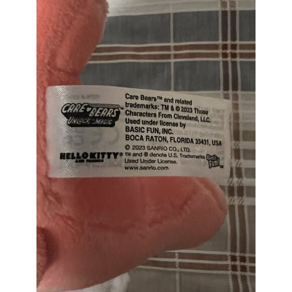 Sanrio Hello Kitty & Care Bears CINNAMOROLL AS LOVE-A-LOT BEAR 9" Plush - Picture 3 of 3